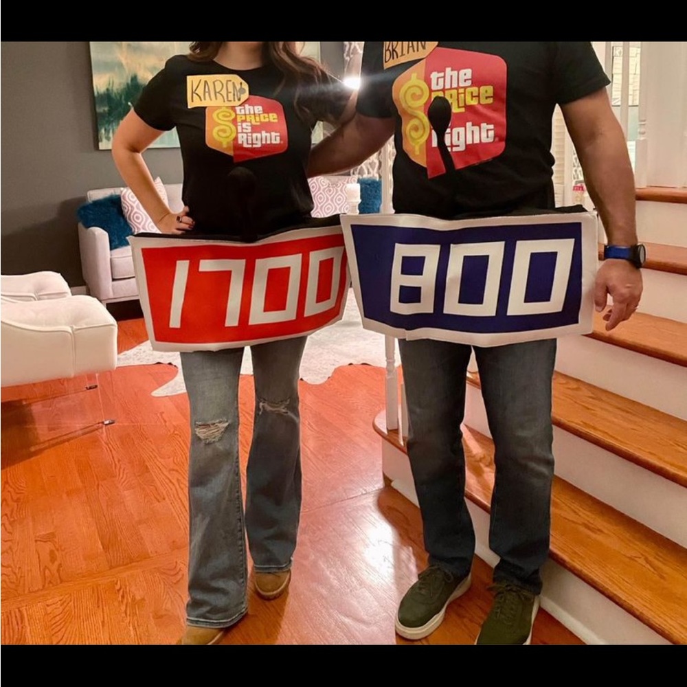 Price is right Halloween costume for couples.